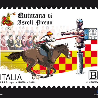 Ascoli Piceno - Presentato il francobollo dedicato alla Quintana